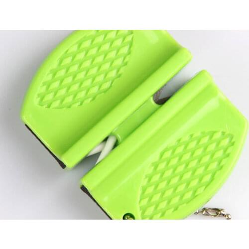 Professional sharpener ceramic diamond sharpener blade sharp Outdoor Two-stage tungsten steel portable butterfly sharpener