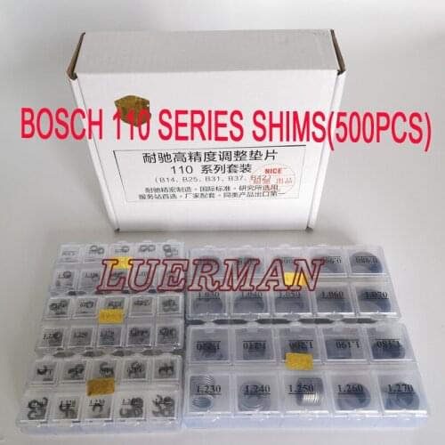 505PCS Common Rail Injector Adjusting Washers Shims Gasket Repair Kits for Bosch Denso B11 B12 B13 B14 B16 B22 B25 B26 B27 B31