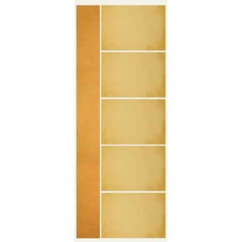 Calligraphy Rice Paper Half-Ripe Batik Xuan Paper with Grids Thicken Chinese Painting Xuan Papers 5 Sheets Rijstpapier