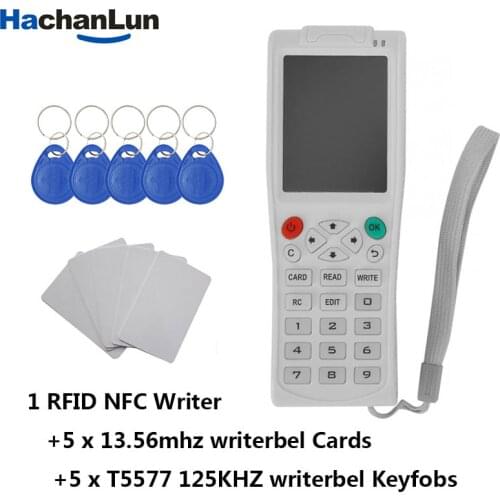 Handheld Newest iCopy8 Smart IC ID Card Key Scanner RFID Copier NFC Reader Rewriter Duplicator Programmer with Full Decode Func