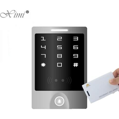 Touch Keypad RFID Card Access Control IP65 Waterproof RFID Card Standalone Access Control System Wiegand26 Card Reader M09T-E