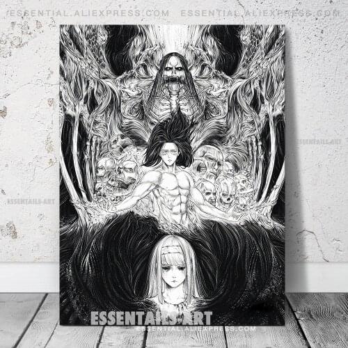 Shingeki No Kyojin Ymir Fritz Decoration Prints Canvas Wall Art Painting Poster Home Decor Bedroom Study Living Room Pictures