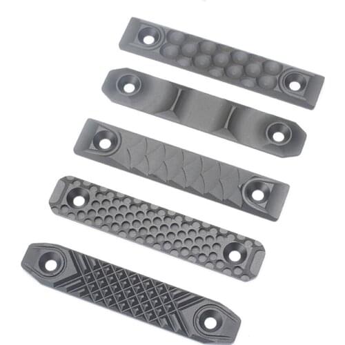 WADNS Airsoft RS CNC Rail Cover For M-lok and Keymod Short Version Hunting Rifle Tactical m lok Handguard Rail Aluminum Alloy