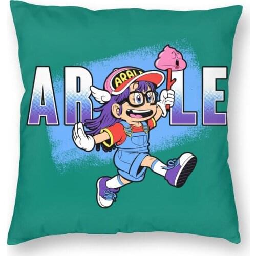 Japanese Manga Dr Slump Pillowcover Home Decor Robot Arale Norimaki Cushion Cover Throw Pillow For Car Double-sided Printing