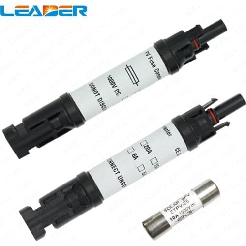 10A in-line fuse Connector Solar Panel Cable Connectors