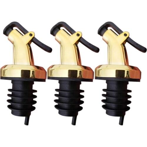 2021 Bottle Stopper Leak Proof Wine Stopper Bottle Cap Wine Pourer Spout Stopper Dispenser Olive Oil Sprayer Kitchen Tools