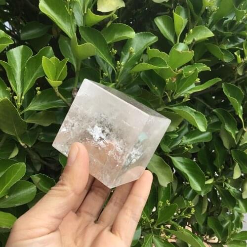 5cm Healing Drop Shipping Natural Transparent Quartz Crystal Cube Clear Crystal Cube Reiki Ornaments Gifts For Home Decoration