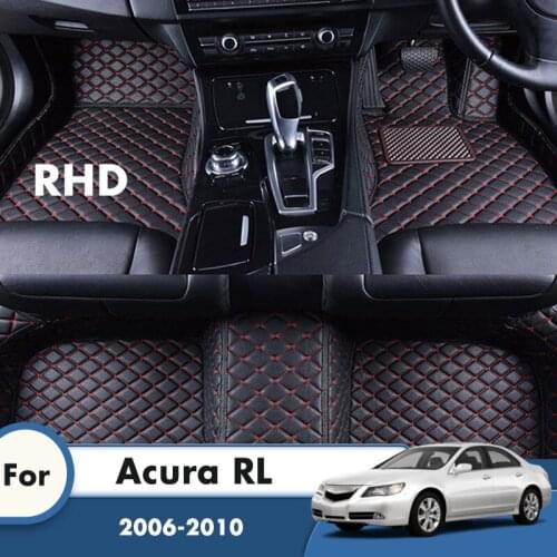 RHD Car Floor Mats For Acura RL 2010 2009 2008 2007 2006 Carpets Custom Styling Auto Accessories Interior Decoration Foot Pads