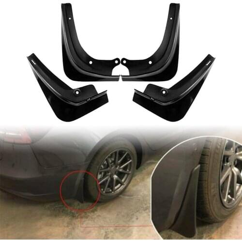 For Tesla Model 3 2017-2019 Car Mud Flaps MudFlaps Splash Guard Fender Mudguard