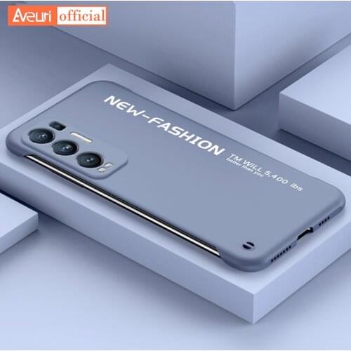 Frameless PC Hard Phone Case For OPPO Find X3 Pro X2 Lite X3 Neo Luxury Matte Cover For OPPO Reno 3 4 5 Pro Plus 2 Z 2Z 2F Case