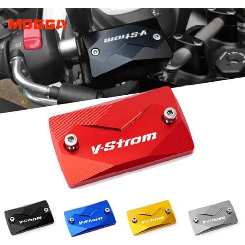 For SUZUKI DL650 VSTROM 2004-2020 2019 2018 2017 2016 2015 2014 Motorcycle CNC Aluminum Front Brake Fluid Reservoir Cap Cover