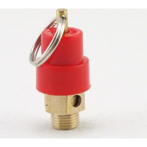 5pcs 0.8Mpa 8kg 1/4" BSPT Air Compressor Pressure Relief Valve Safety Release Valves