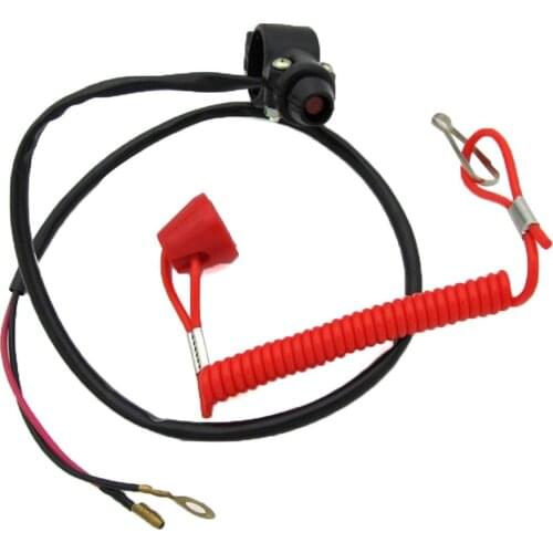 NEW Motorcycle Single Support Flameout Switch Horizon for ATV Beach Bike Outboard Emergency Stop Flameout Switch