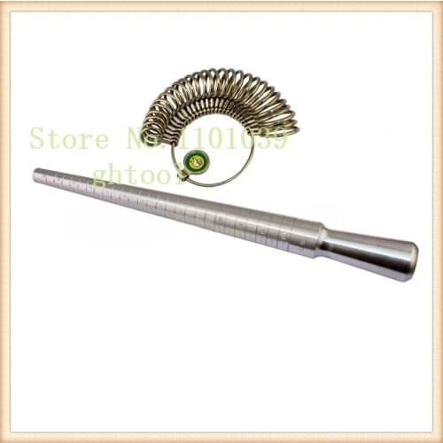 High Quality 4 Scale HK, US, EUROPE, JAPAN Silver Ring Size Tool Ring Stick ghtool