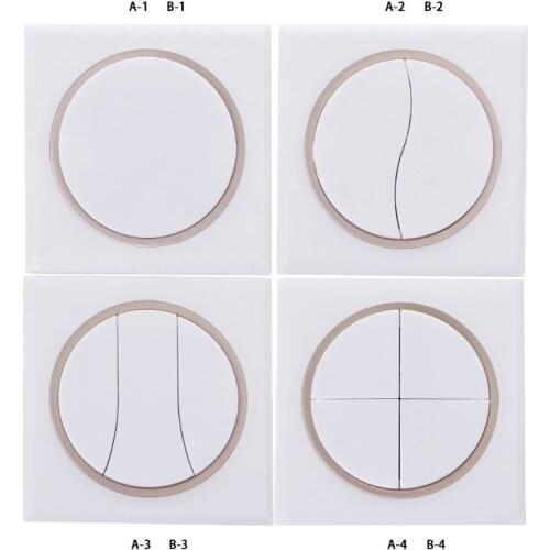 433Mhz RF Wireless Remote Control Switch 86 Wall Panel Transmitter With 1 2 3 4 Button For Home Room Hall Bedroom Ceili