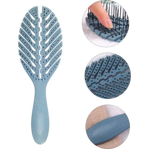Hair Comb Scalp Massage Hair Brush Wet Curly Detangle Comb Detangling Hairbrush Women Salon Hairdressing Styling Tools Barber