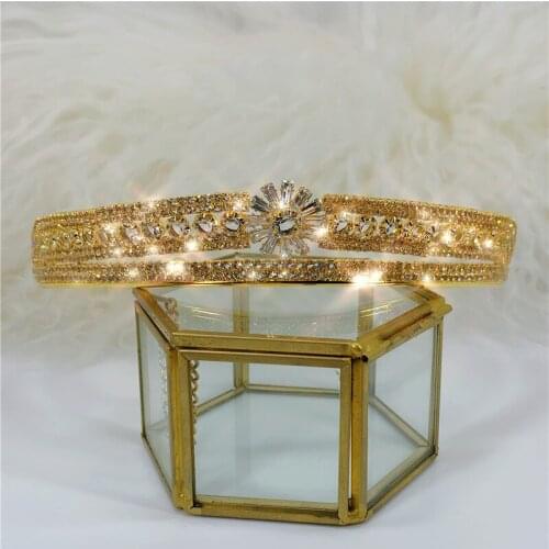 Luxury Zircon Rhinestone Princess Baroque Crown Fashion New Round Shiny Big Crown Bridal Wedding Jewelry Accessories Wholesale