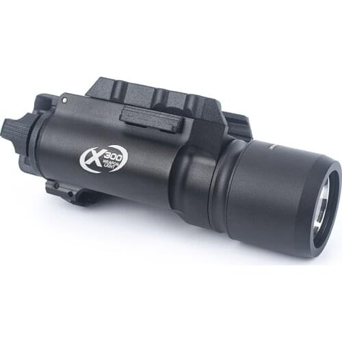 Tactical X300 Pistol Light White Led Airsoft Flashlight with Picatinny Military Torch Rail Hunting Rifle Gun Pistol Scout Light