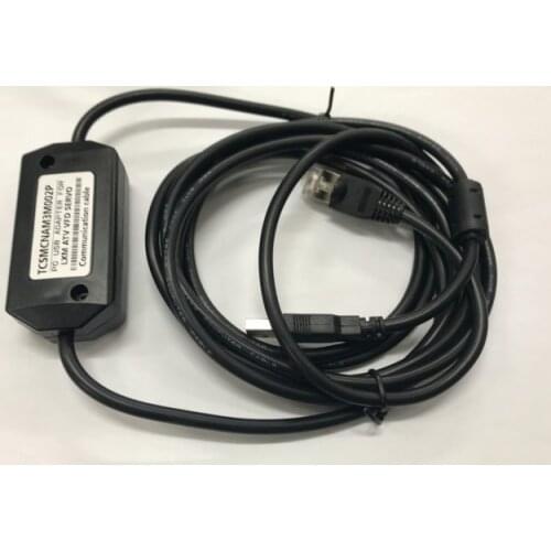 TCSMCNAM3M002P USB-RJ45 Programming Cable for Debugging Schneider ATV Inverter LXMI Servo ATV12 ATV312 ATV32 ATV61 ATV71