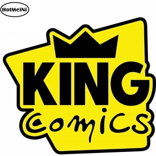 HotMeiNi 13cm x 11.6cm Logo Decals for Snap King Comic Book Funny Car Stickers Waterproof Personality Vinyl Auto Decals