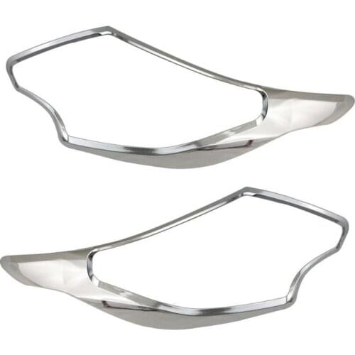 High quality ABS Plating 2016-2019 for Mitsubishi L200 TRION headlight headlamp decorative sequins