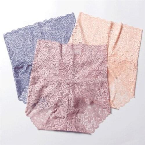 Women Panties Sexy Lace Underwear Woman Knickers Floral Lingerie Female Seamless Briefs Underpants Plus Size Panties