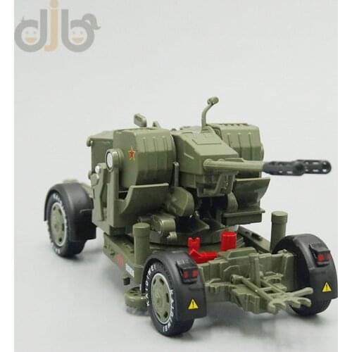 1:35 Diecast Simulation Military Model Toy Anti-aircraft Gun For Collection
