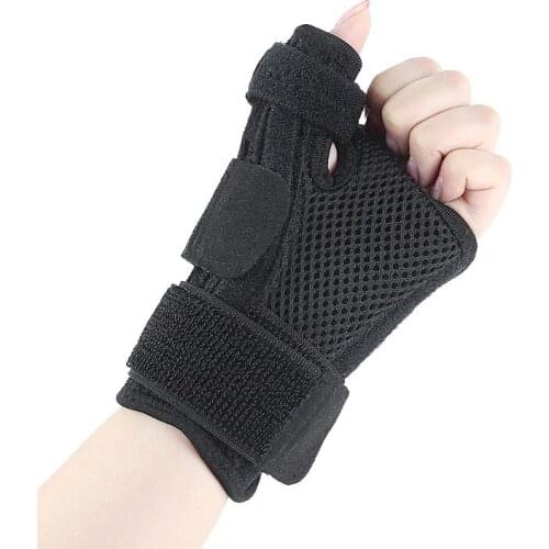 Newly 1Pc Adjustable Elastic Thumb Brace Stabilizer Finger Support Wrist Band for Tendonitis Arthritis 19ing