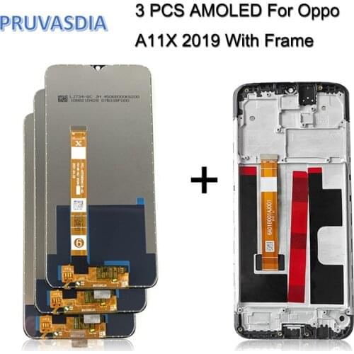 3piece/lot For Oppo A11 / A11x 2019 / A5 (2020) CPH1931 / A9 (2020) CPH1937 CPH1939 LCD Display Touch Screen Digitizer Assembly