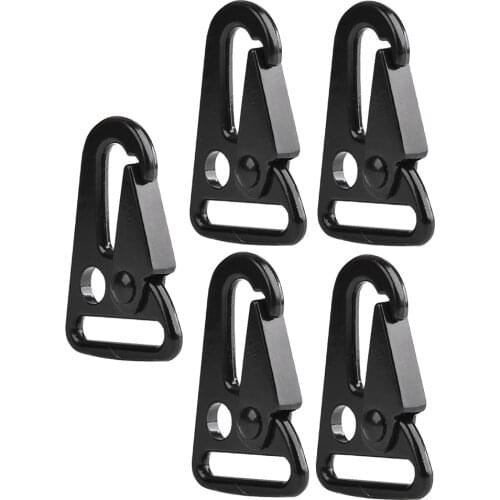 5 Pcs Metal Carabiner Clips Hooks for Paracord Sling Outdoors Bag Backpack