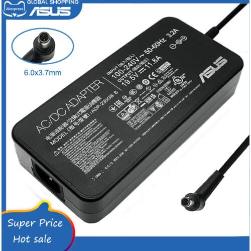 19.5V 11.8A 6.0x3.7mm with pin 230W ADP-230GB B AC Power Laptop Adapter For Asus ROG GM501GS GX501 GX501V GX501VI GX501VI-XS75