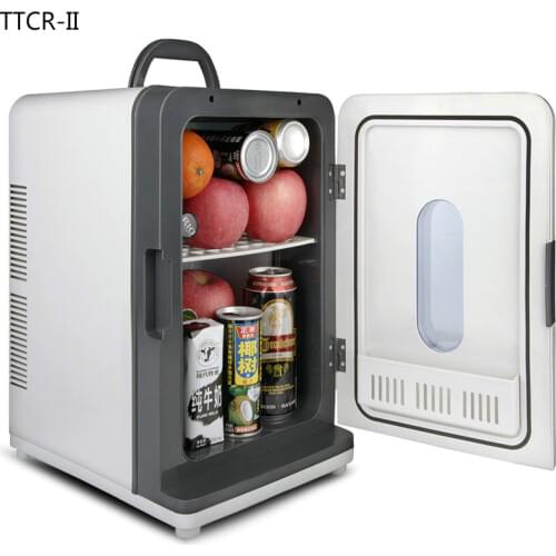 Car Refrigerator 18L 12V 220V Mini Home Car Cooler Dormitory Refrigerator Freezer Car fridge auto refrigerator