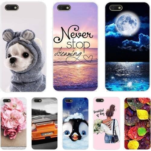 Case Honor 7A / 7a Prime Case 5.45" inch Soft Tpu Phone cover for Huawei Honor 7A 7 A DUA L22 Russian version Back Cover cat