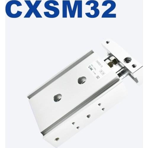CXSM CXSL SMC CXSM32 CXSL32 Dual Rod Cylinder Basic Typr CXSM32-10 -15 -20 -25 -30 -35 -40 -45 -50 -60 -70 -75 -80 -90 -100