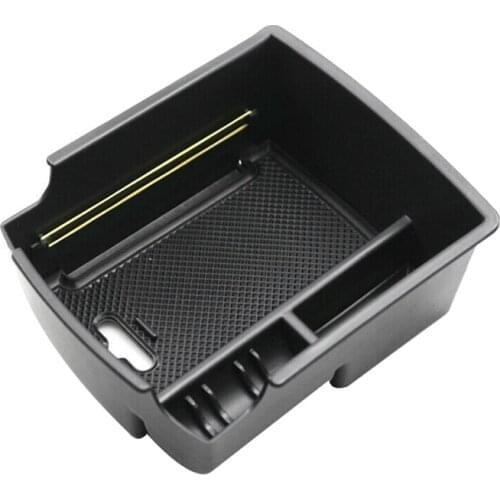 For 2020 Hyundai Venue Car Central Console Armrest Storage Box Pallet Tray Container with Rubber Mat
