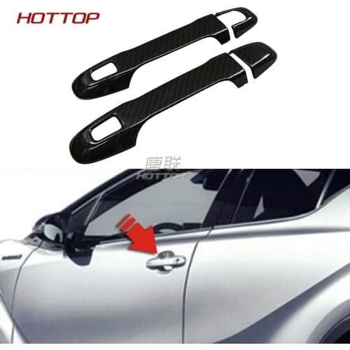 For Toyota C-HR CHR 2017 2018 Car Chrome Styling ABS Door Handle Bowl Molding Sticker Panel Cover Trim Exterior Auto Accessories