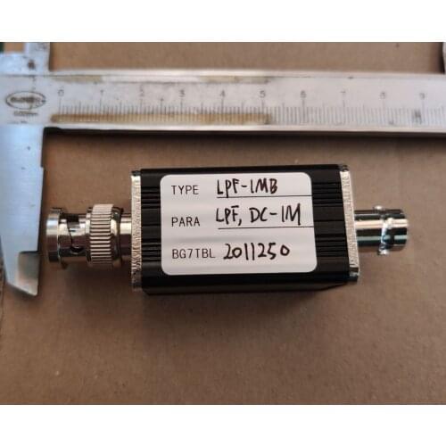 Low pass filter LC LPF DC 100K 200K 500K 1M 2M 2.5M 5M 10M 20M 30M 40M 50M 100M 500M 1Ghz BNC interface