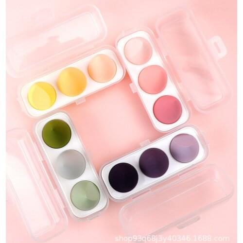 Sponge for Makeup Beauty Blender with Box Foundation Powder Blush Make Up Tool Kit Beauty Egg Makeup Sponge Cosmetic Puff Holder