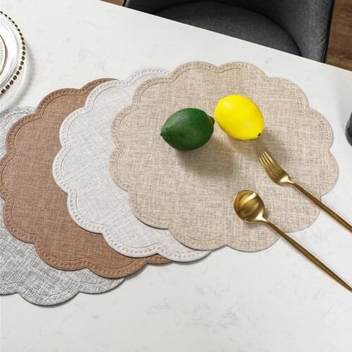 Round Cloud Waterproof Heat Insulated Coffee Tea Cup Pad Mug Mat Placemat Decor Kitchen Tool Tableware party decorations