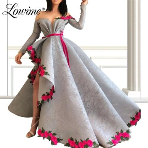 Lace Muslim Evening Dress Formal Gowns 2019 Robe De Soiree Kaftans Long Prom Dresses Turkish Saudi Arabic Party Dress Aibye New