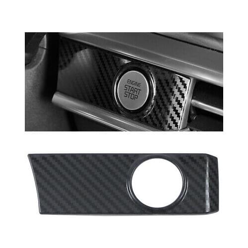 Carbon Fiber Engine Start Stop Switch Button Cover For Kia Optima K5 2020-2021
