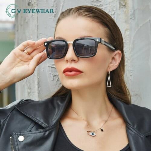 Box square classic WOMAN 2021 new fashion personality sunglasses men eyeglasses trendy photo outdoor comfort wear glasses