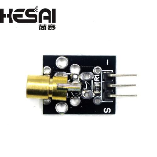 KY-008 3pin 650nm Red Laser Transmitter Dot Diode Copper Head Module for arduino DIY Kit