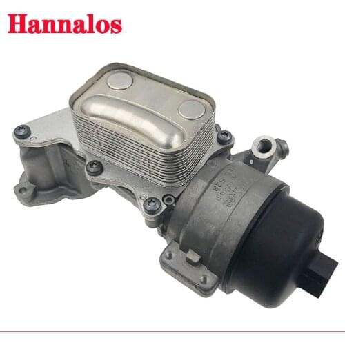 New Genuine Engine Oil Cooler Filter Housing V864374580 For Peugeot 308 408 508 RCZ 3008 5008 Citroen C4 C5 DS5 MINI 1.6 THP EP6