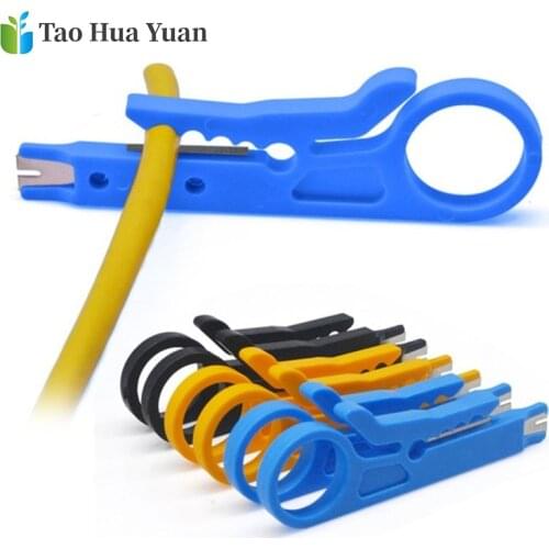 Portable Wire Stripper Knife Crimper Pliers Crimping Tools Cable Stripping Wire Cutter Cut Line Tool Cable Stripping Wire Cutter