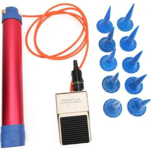 Joint 400mL Foot Pedal Control Air Glass Glue Gun Pneumatic Caulking Gun Applicator Caulking Tool
