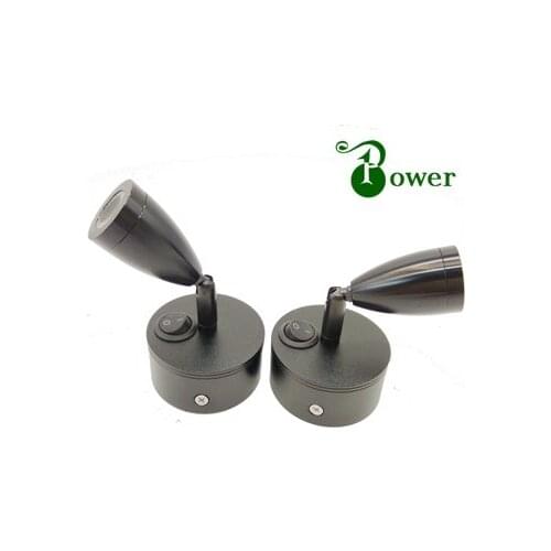 12V 24V 110V 220V 2W BEDSIDE LED WALL READING LAMP