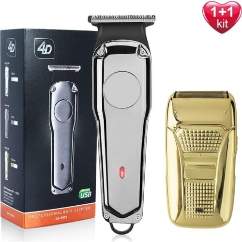 Professional Electric Hair Clippers Hair Trimmer Beard Trimmer For Men Barber Shop Hair Cutting Machine Rechargeable Men Shaver