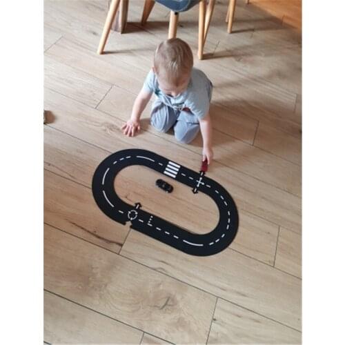 DIY PVC Puzzles Track Play Set Road Car Track Baby Puzzle Game Mat Floor Carpet Educational Learning Toys Nordic Kids Room Decor