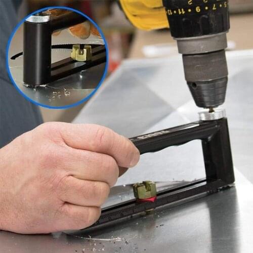 Adjustable Metal Hole Cutter Aperture Plasterboard Edger Gypsum Board Cutter Artifact Cutter Tool Scale Woodworking Hand Tools